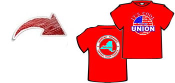 Front and Back of shirts