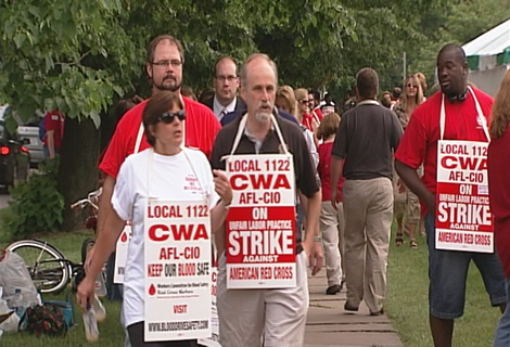 CWA Local 1122 ULP Strike/American Red Cross - June 2010