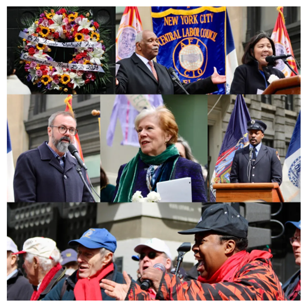 Organized Labor Commemorates The 115th Anniversary of New York City’s Triangle Fire 