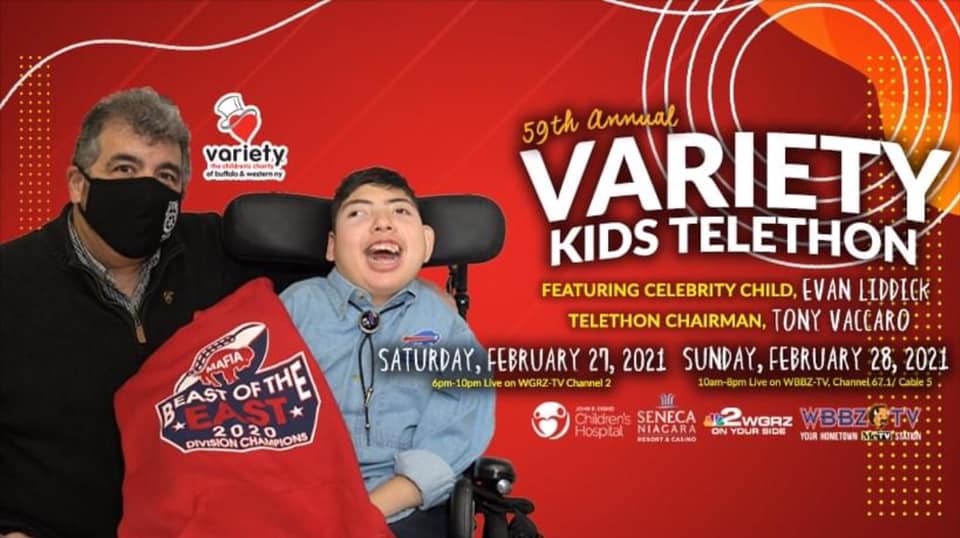 The 59th Annual Variety Kids Telethon: WNY Labor ‘Gears Up To Make A Difference’ With Teamster Telethon Chairman Tony Vaccaro & Celebrity Child Evan Liddick, The Grandson Of A Teamster Member ‘Who Has A Very Important Story To Tell’