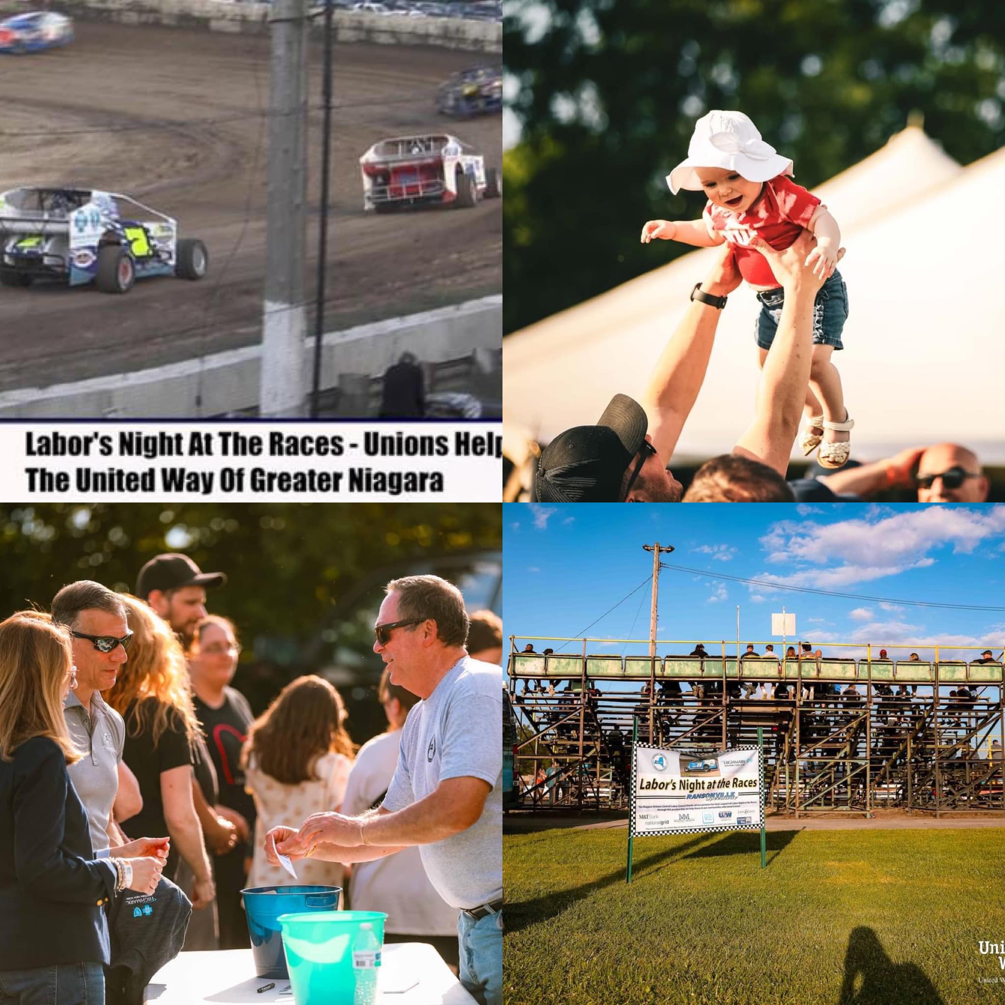 Labor’s Night At The Races: Niagara-Orleans AFL-CIO Labor Council Raises More Than $16,000 To Aid The United Way Of Greater Niagara At Its Annual Ransomville Raceway Event That’s ‘Brought In More Than $225,000 Over The Past 15 Years’