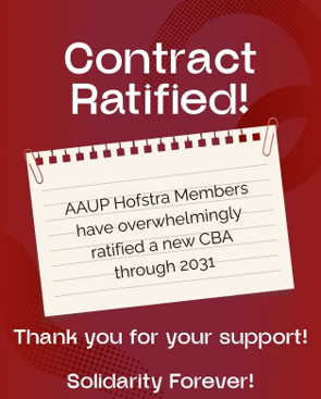AAUP-Represented Hofstra University Faculty Approve New Five-Year Contract