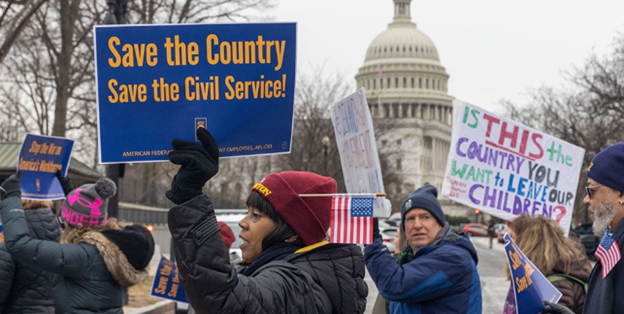 Federal Worker Unions ‘Vow To Fight Pro-Trump’ Court Ruling