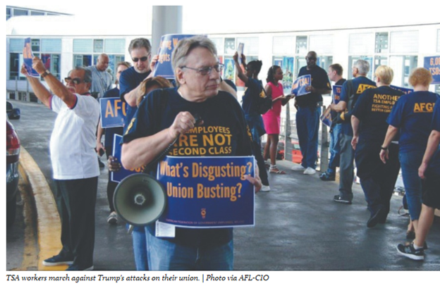 The ‘Union-Buster-In-Chief’s Biggest Act Of Union-Busting - In History’ - Workers ‘Everywhere Should Take Notice, This Is Just The Beginning And No Section Of Our Class Will Be Spared’