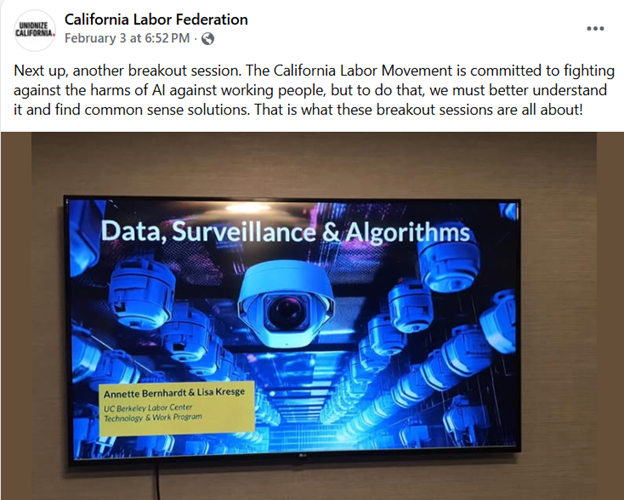 Labor Leaders ‘Call On State Governments To Protect Workers From AI’