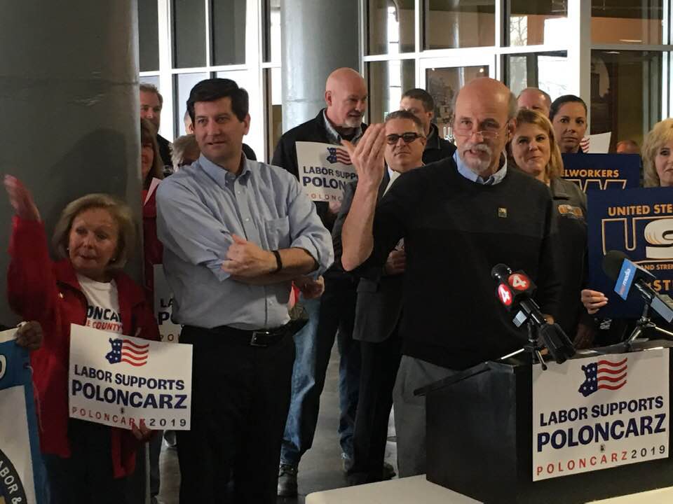 WNY Area Labor Federation Endorses Re-Election Bid Of Erie County Executive Mark Poloncarz - Union Leaders Say Poloncarz Deserves Another Term Based On A Number Of Positive Results Brought About To Benefit Working People