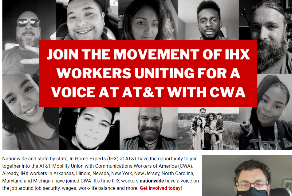 In A ‘Groundbreaking Victory,’ A Majority Of AT&T In Home Expert Workers In North Carolina ‘Go Union’ With The CWA 