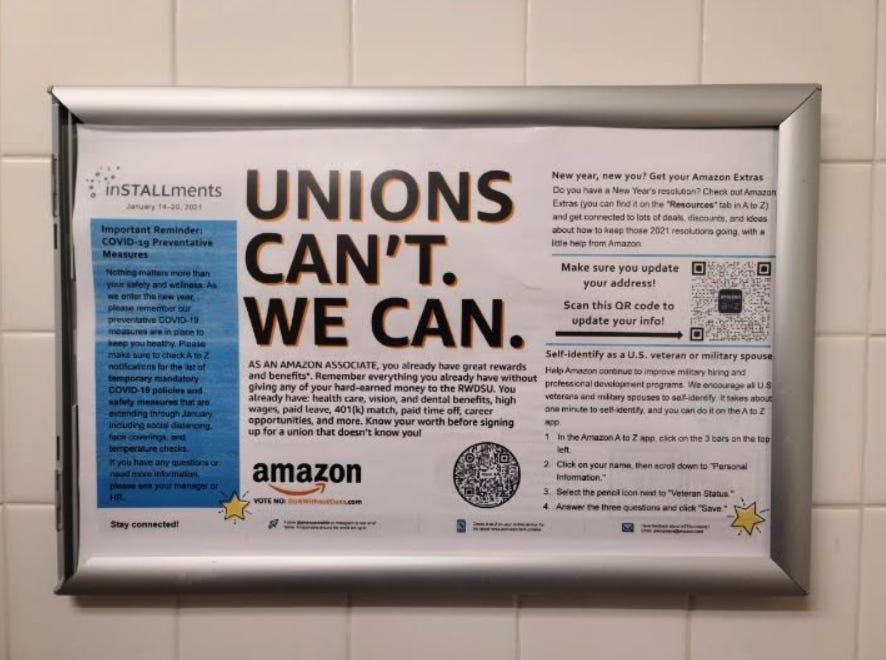 A Labor Perspective From Western New York AFL-CIO Labor Federation President Emeritus Richard Lipsitz: ‘Some Lessons Learned’ From The Amazon Organizing Campaign In Alabama