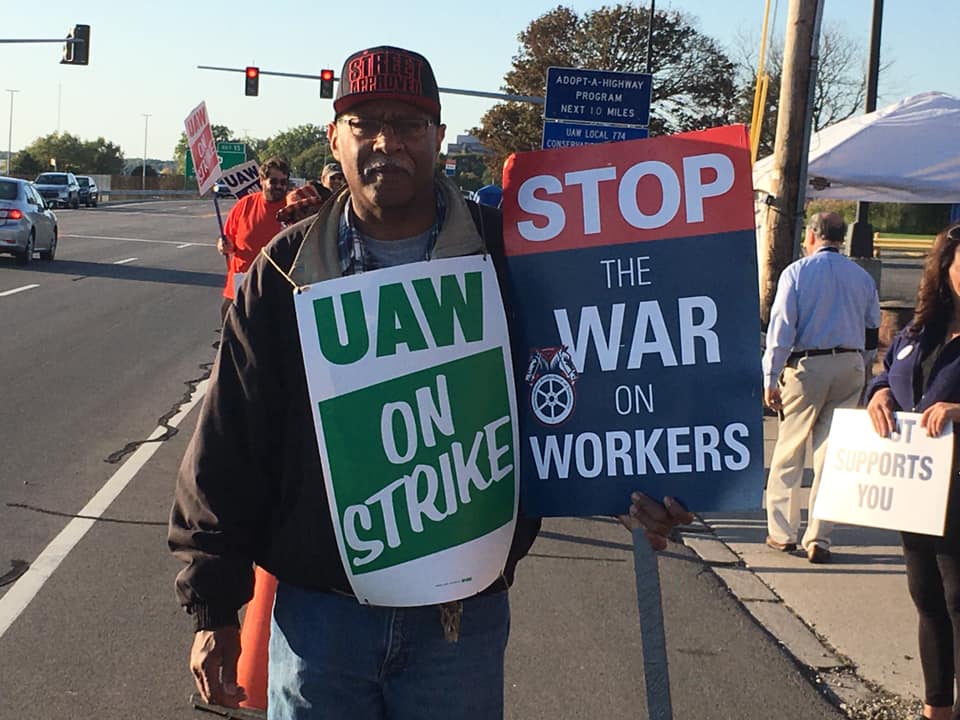 “I ‘Understand What This Means,’” UAW/GM Worker Anton Bassham Says As He Walks The Line Outside The Tonawanda Plant During A Solidarity Rally That Draws 300 Supporters From A Variety Of Western New York Unions