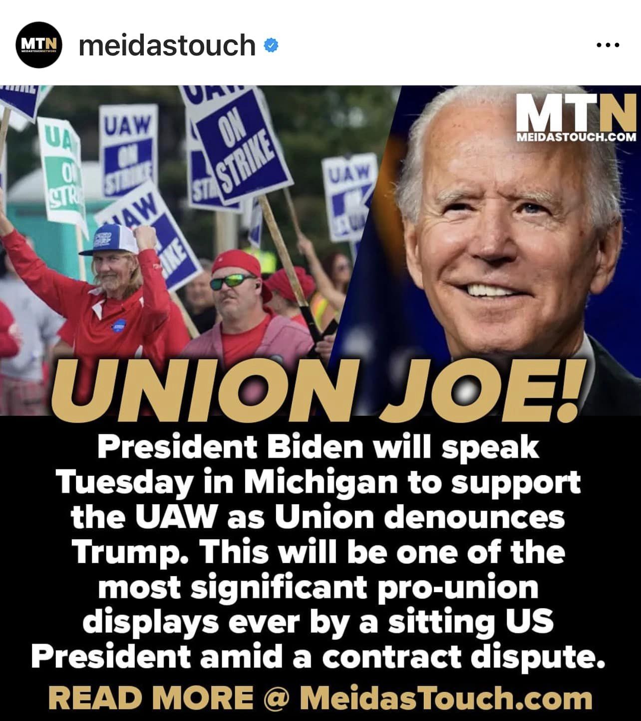 “Working People’s Livelihoods And Union Contracts Are On The Line” - The National AFL-CIO ‘Stands in Strong Solidarity With’ The Biden-Harris Ticket
