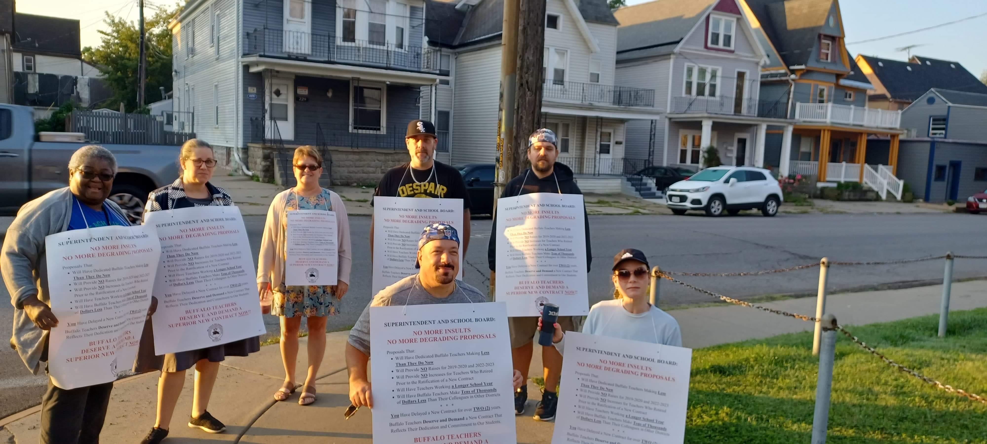 “Acid In The Wound” - ‘Angry’ Buffalo Public School Teachers Hold City-Wide Picket As Their Union Files Improper Practice Charges Against The School District For Asking Educators To Agree To A MOU Involving Transportation Bell-Time