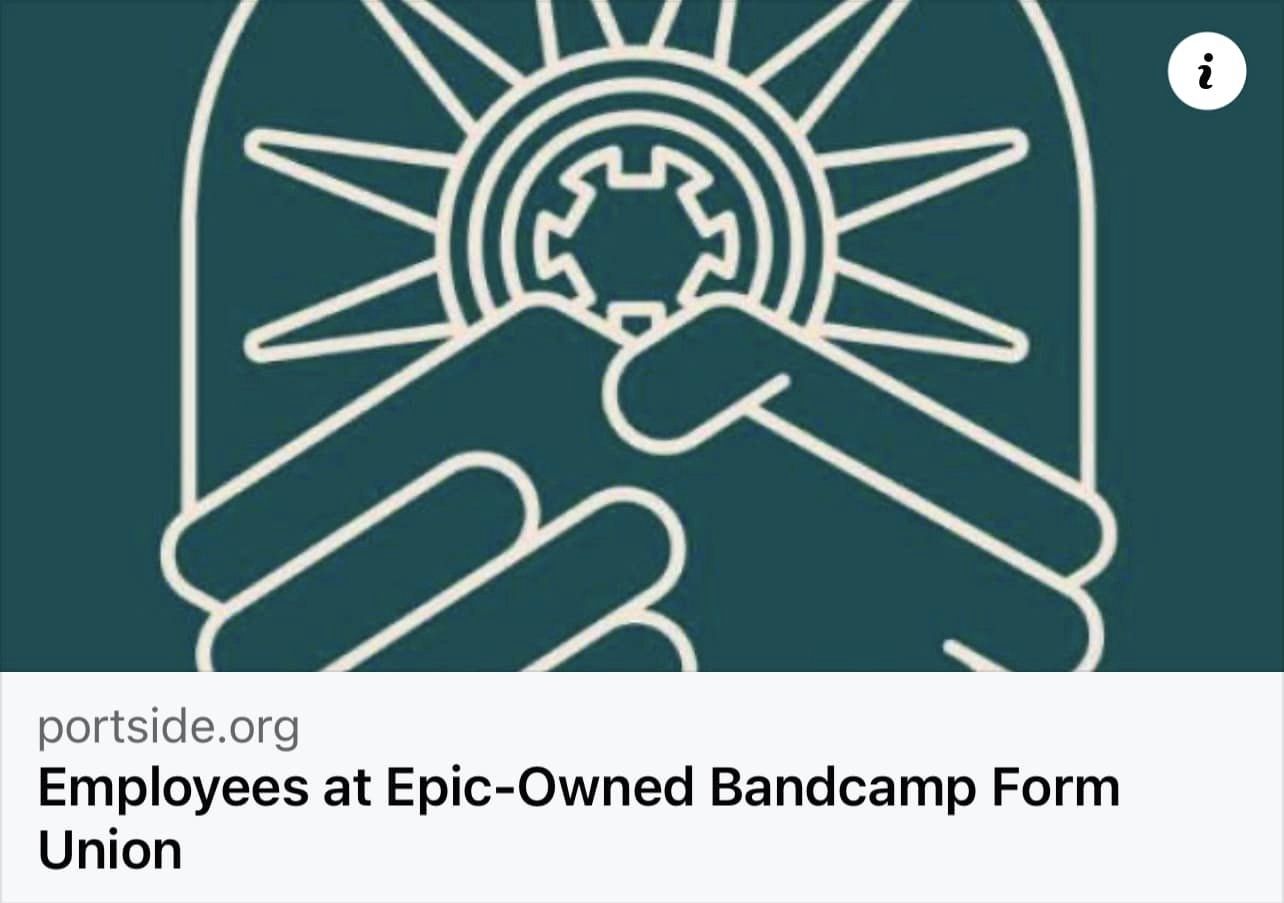 Employees At Epic-Owned Bandcamp Form Union & ‘When It Comes To Labor, Workers At Other Streamers Are Also In The Midst Of Historic Organizing’