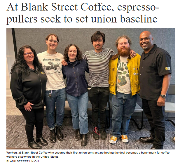 Blank Street Coffee ‘Is Popping Up Everywhere & Workers Hope A Union Will Follow’