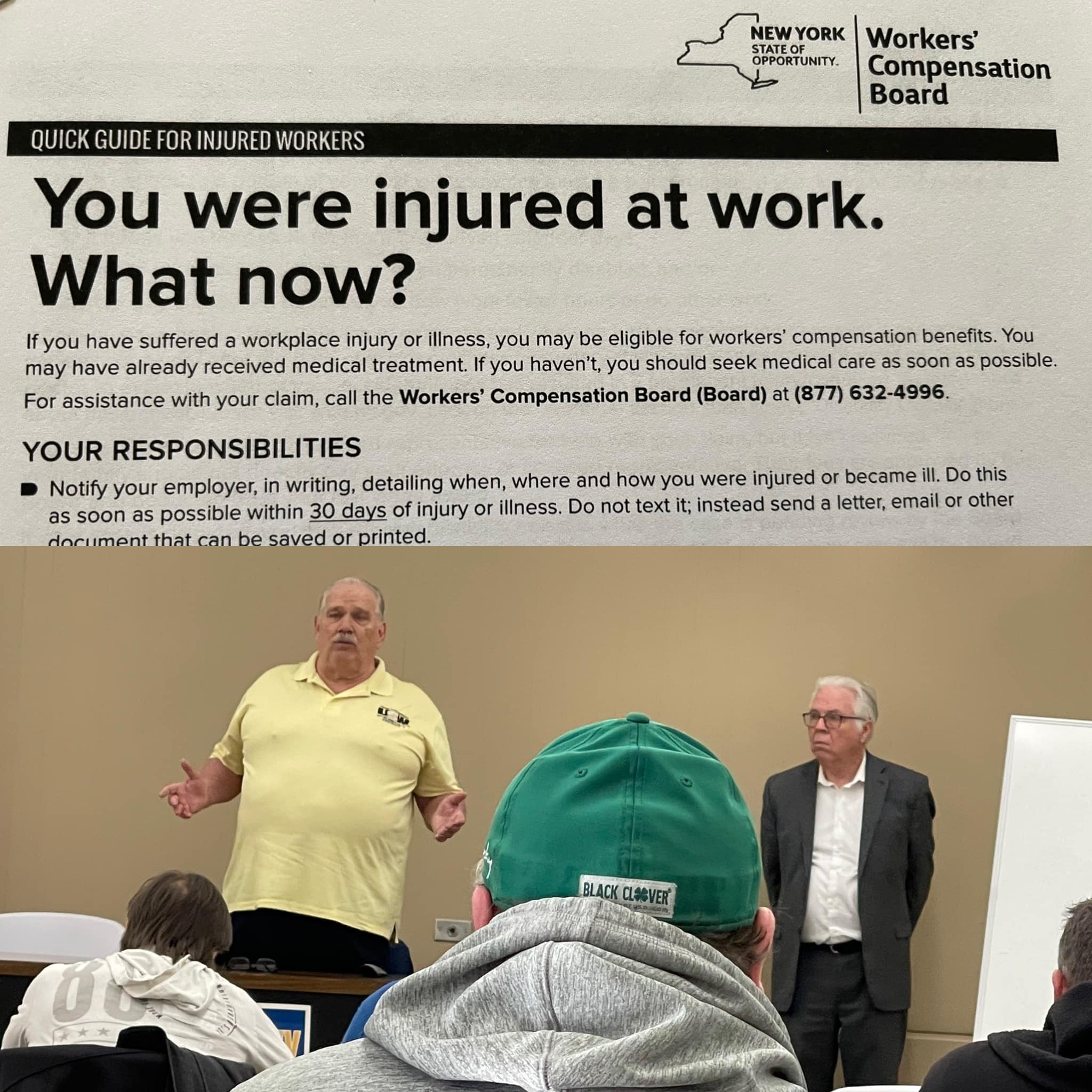 Niagara-Orleans AFL-CIO Labor Council Educational Session - How To Assist Your Members Through The Worker’s Compensation System, ‘Enlightens & Motivates’ Union Reps On ‘What Must Be Done To Protect Injured Employees’