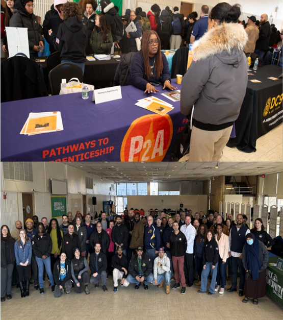 The New York City Labor Council Joins With The United Federation Of Teachers & The Building Trades To Host “Future In Focus: Exploring The World Of Unionized Labor” At Bronx Community College 