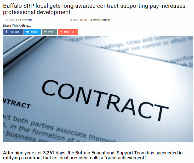 Buffalo Educational Support Team Union ‘Gets Long-Awaited’ Contract That Features Pay Increases & Professional Development