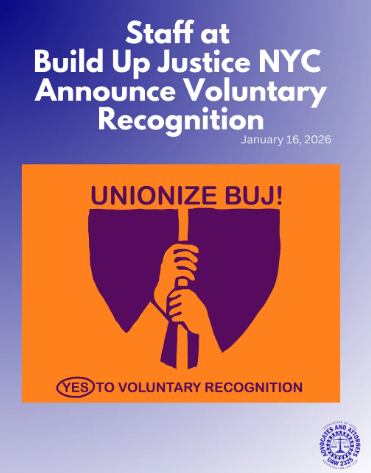 Build Up Justice NYC To ‘Voluntarily Recognize’ Staff Union