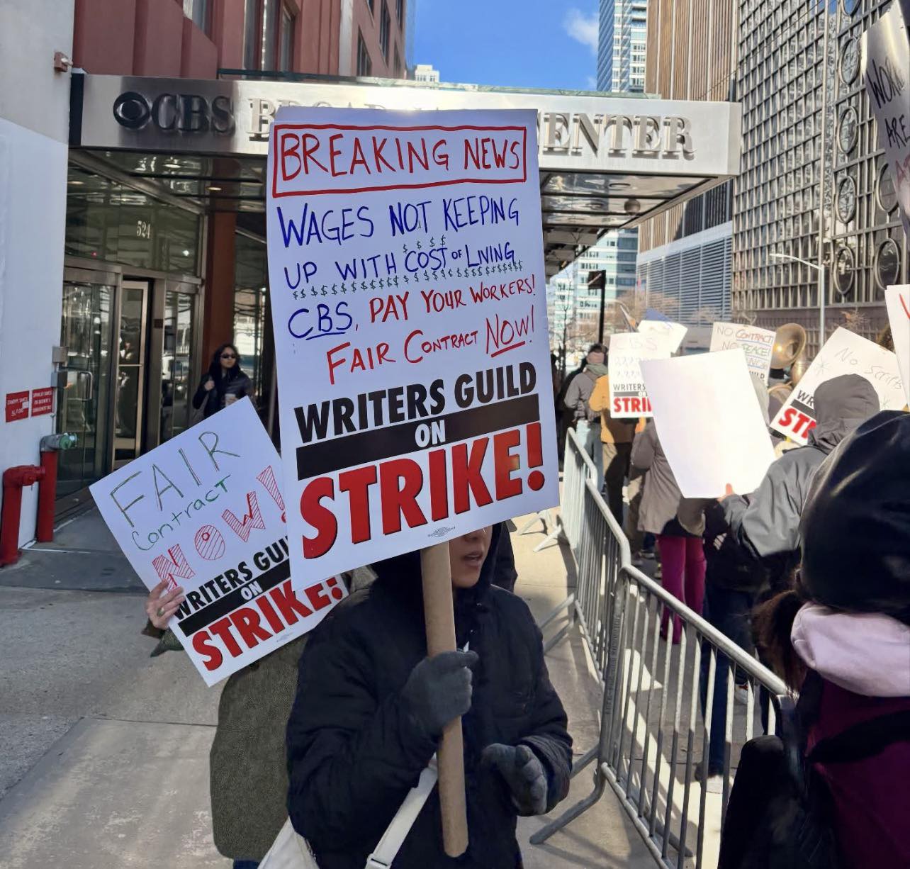 CBS News Workers ‘Hold 24-Hour Walkout For New Contract’ - The Writers Guild Of America East Says Management ‘Failed To Offer Fair Wages & Basic Job Protections’