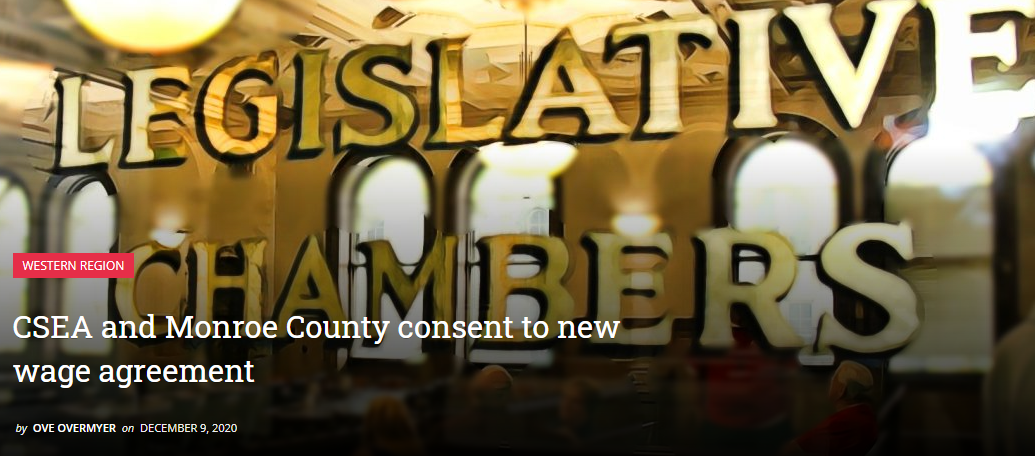 “This Is A ‘Perfect Example Of What We Like To Call Economic Justice In Action.’” - CSEA & Monroe County Reach New Wage Agreement