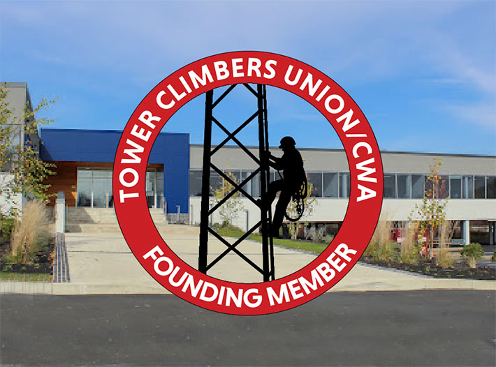 Tower Climbers ‘Go Union’ With The CWA, Announces New Local & National Charter For All Tower Hands Who Perform Routine Maintenance On Electrical Equipment, Such As Power Lines & Cell Towers