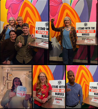 CWA Nurses In Ithaca ‘Fight Union-Busting’ Ahead Of NLRB Election