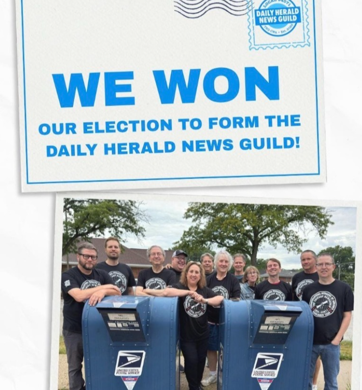 Illinois Journalists ‘Go Union,’ Form The Daily Herald News Guild
