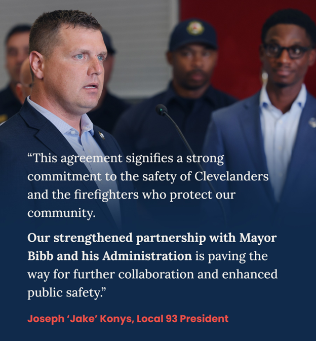 Unionized City Of Cleveland Firefighters Agree To New Three-Year Contract With A 21% Pay Bump 