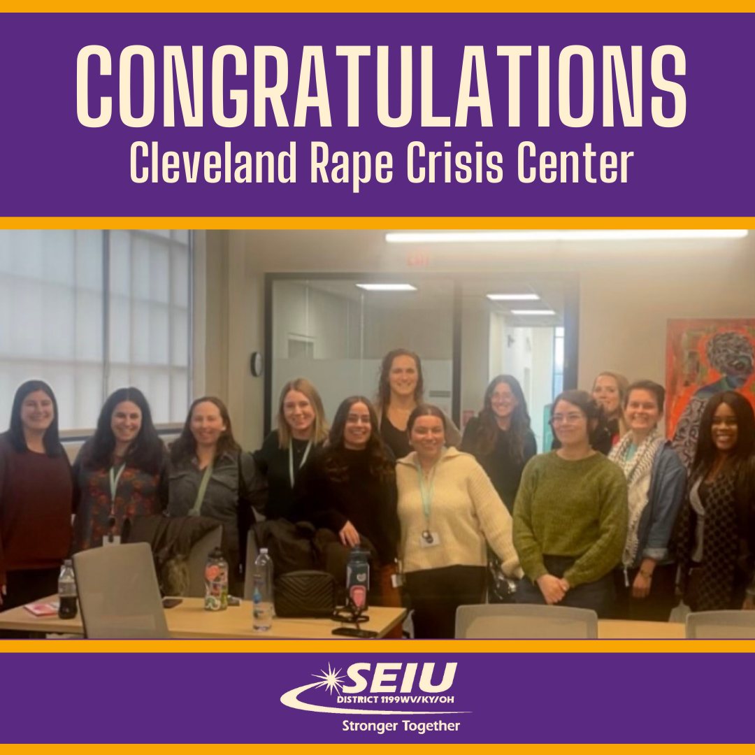 Cleveland Rape Crisis Center Workers ‘Go Union,’ Join Service Employees International Union District 1199