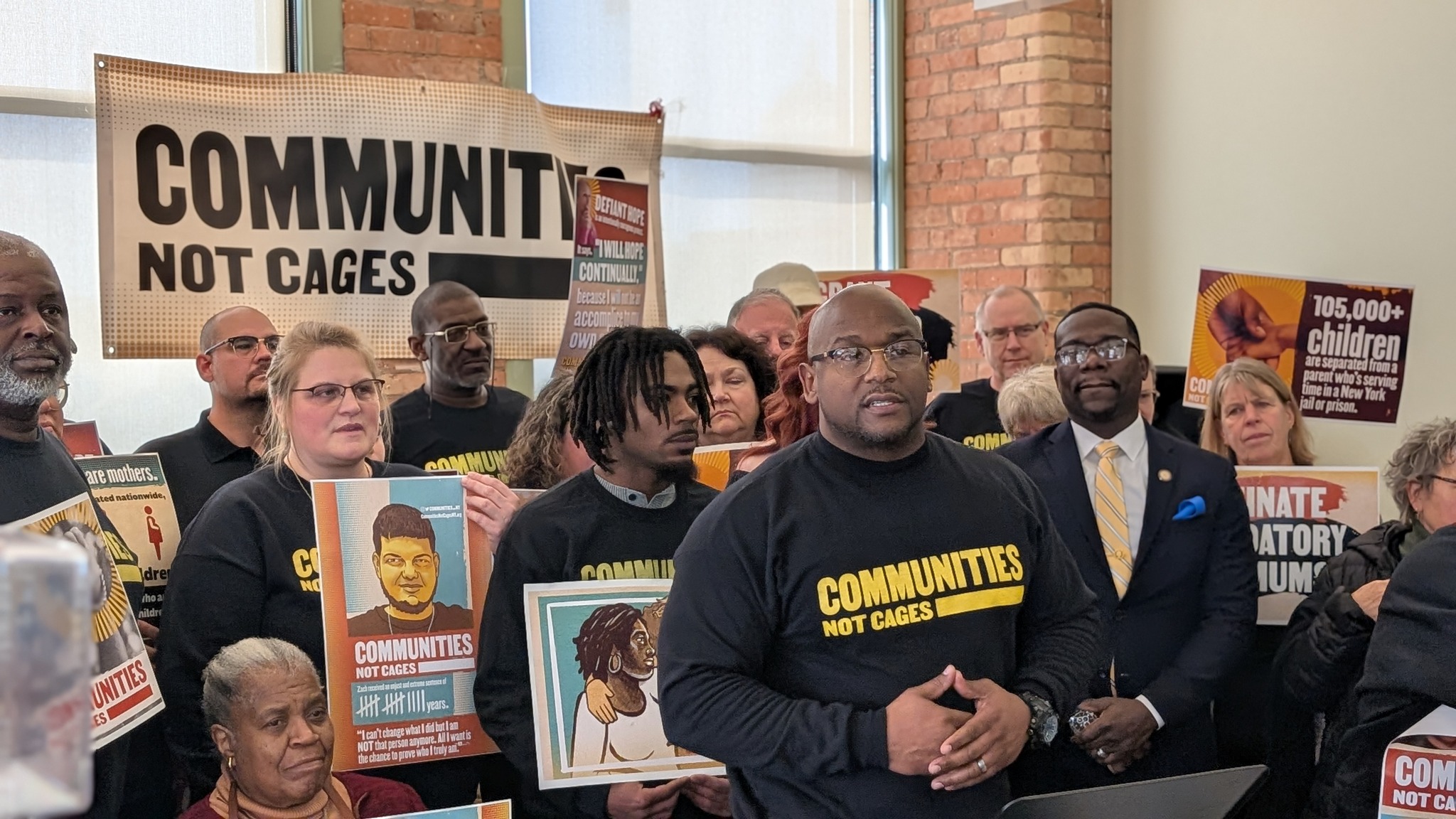Labor Leaders - Including Laborers Local 210's Sam Capitano, Join With Lawmakers, Families & A Former New York State Prison Commissioner For Sentencing Reform In Six Cities Across New York State
