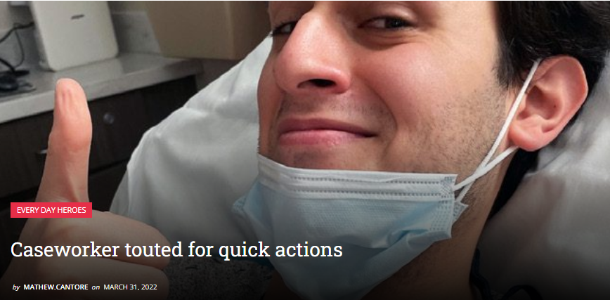 Injured CSEA-Represented Erie County Children’s Services Caseworker In Western New York ‘Touted For His Actions’ - Steps In To Help Protect One Of The Children In His Caseload 
