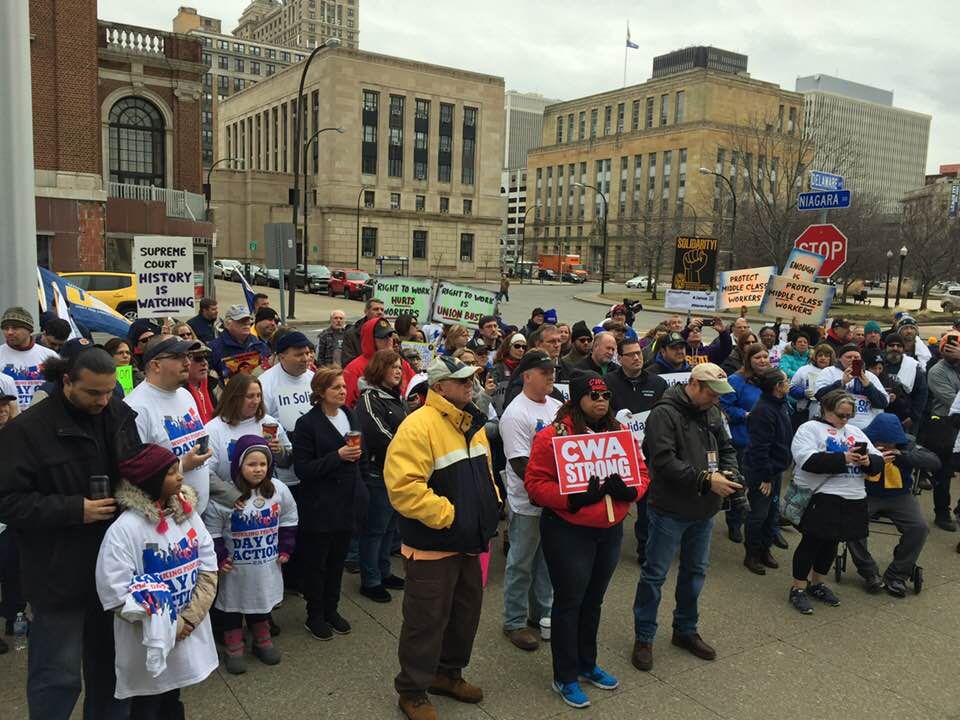 ‘Working People’s Day Of Action’ Draws Nearly 300 In Buffalo, Workers ‘Demand An End To Rigged Economic & Political System That Takes Away Their Right To Collective Bargaining & A Voice On The Job’