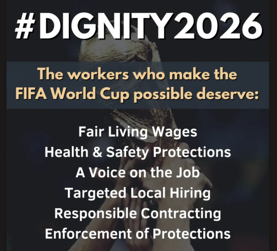 National AFL-CIO ‘Demands’ FIFA ‘Protect Workers & Keep ICE Out Of Host Cities’