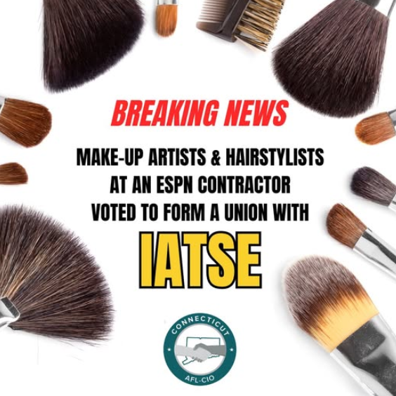 Make-Up & Hair Workers At ESPN Vendor ‘Go Union’ With IATSE