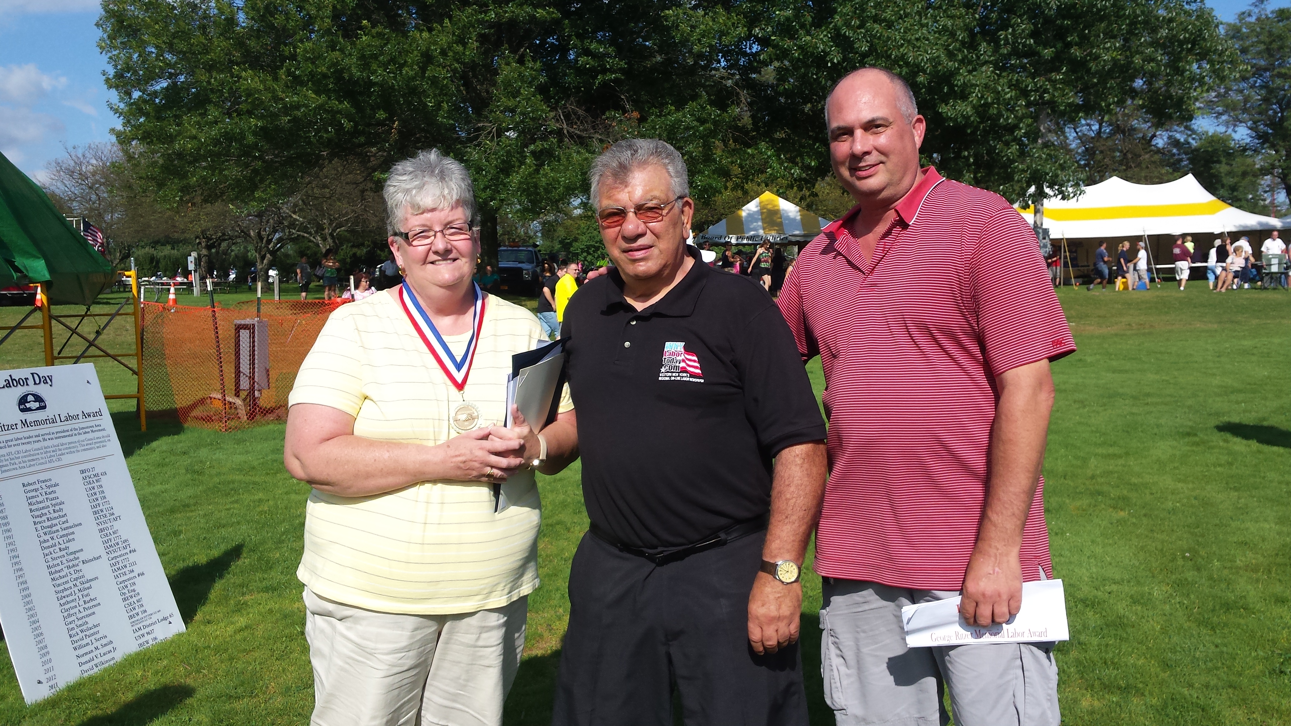 Chautauqua County Labor Festival Honors NYSUT’s Valerie Hagglund With The Prestigious 2014 George Ritzer Memorial Labor Award