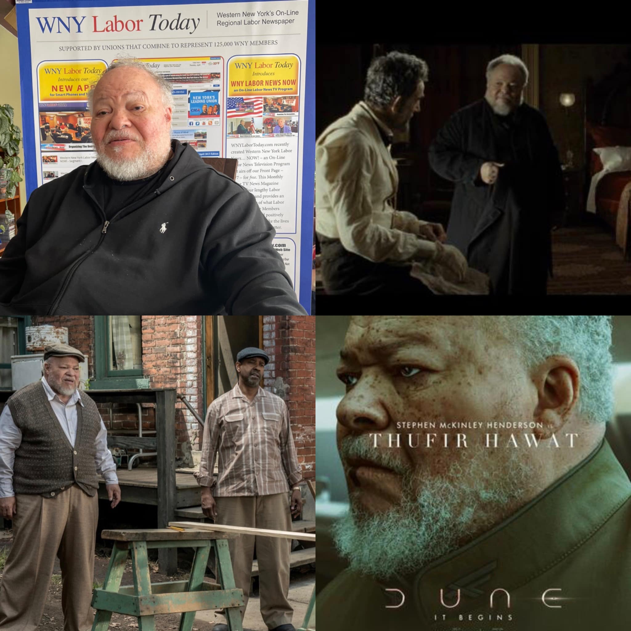A WNYLaborToday.com Conversation With African-American Actor & Actors’ Equity/SAG-AFTRA Unionist Stephen McKinley Henderson - Once His Father ‘Saw His Union Card, He Changed His Mind’ About His Son’s Acting Career
