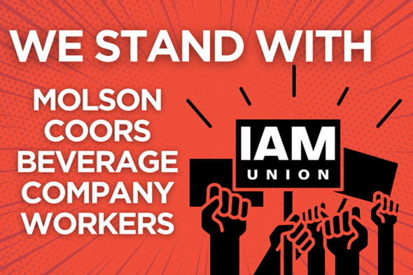 IAM Members On Strike At Molson Coors In Milwaukee
