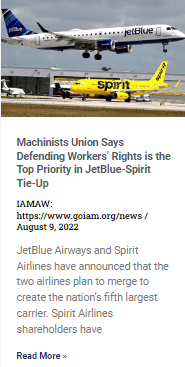 Machinists Union Says ‘Defending Workers’ Rights Is The Top Priority’ In JetBlue/Spirit Tie-Up
