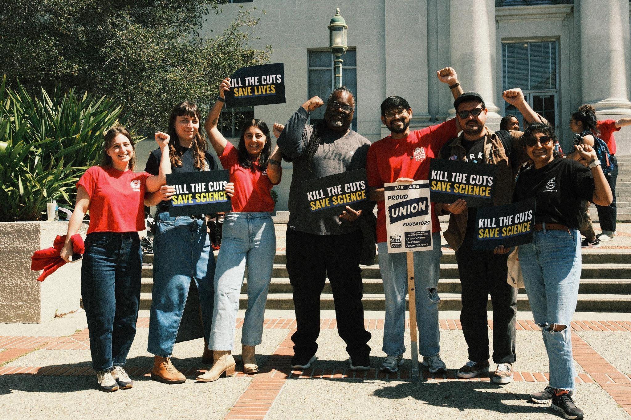 Unions ‘Fight Trump’s Deadly Cuts To Science, Research & Education’