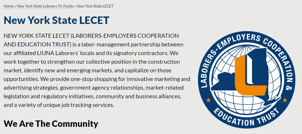 The New York State Laborers-Employers Cooperation And Education Trust On The CHIPS Act: It’s An Investment In The Future Of Working Men & Women