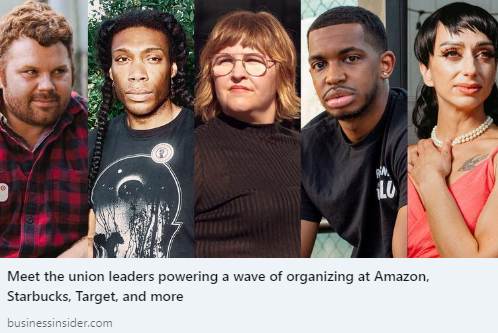Meet The Union Leaders ‘Powering A Wave Of Organizing’ At Amazon, Starbucks, Target & More