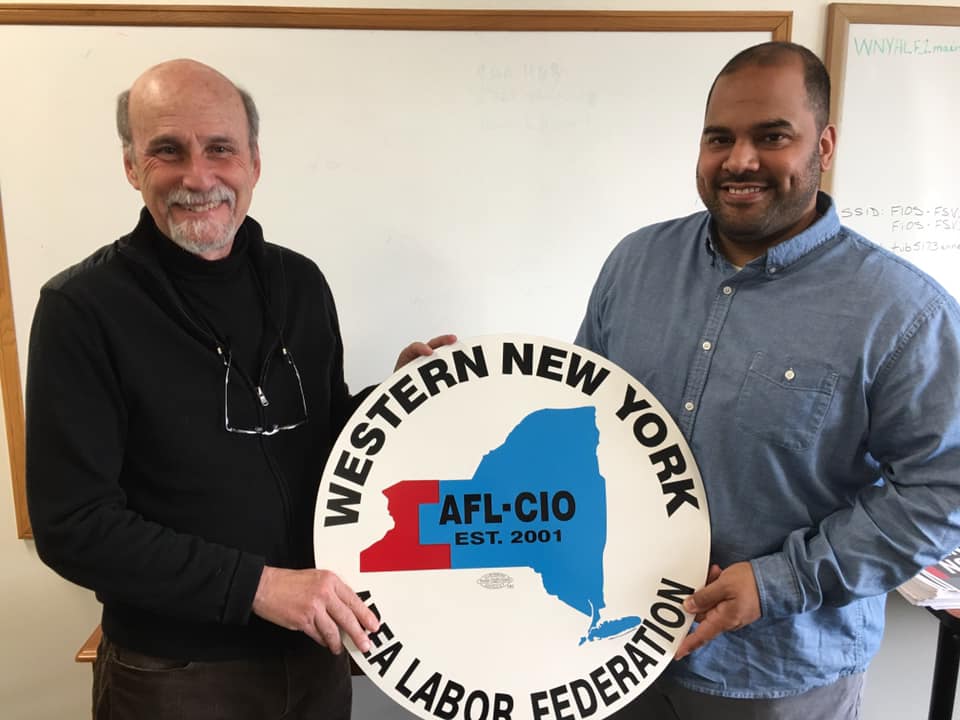 New Leadership At The Western New York AFL-CIO Labor Federation: ‘Lunch Pail Guy,’ 1199 SEIU’s Peter DeJesus, Jr., To Head Regional Labor Organization Whose 140 Affiliates Combine To Represent 145,000 Public & Private Sector Workers