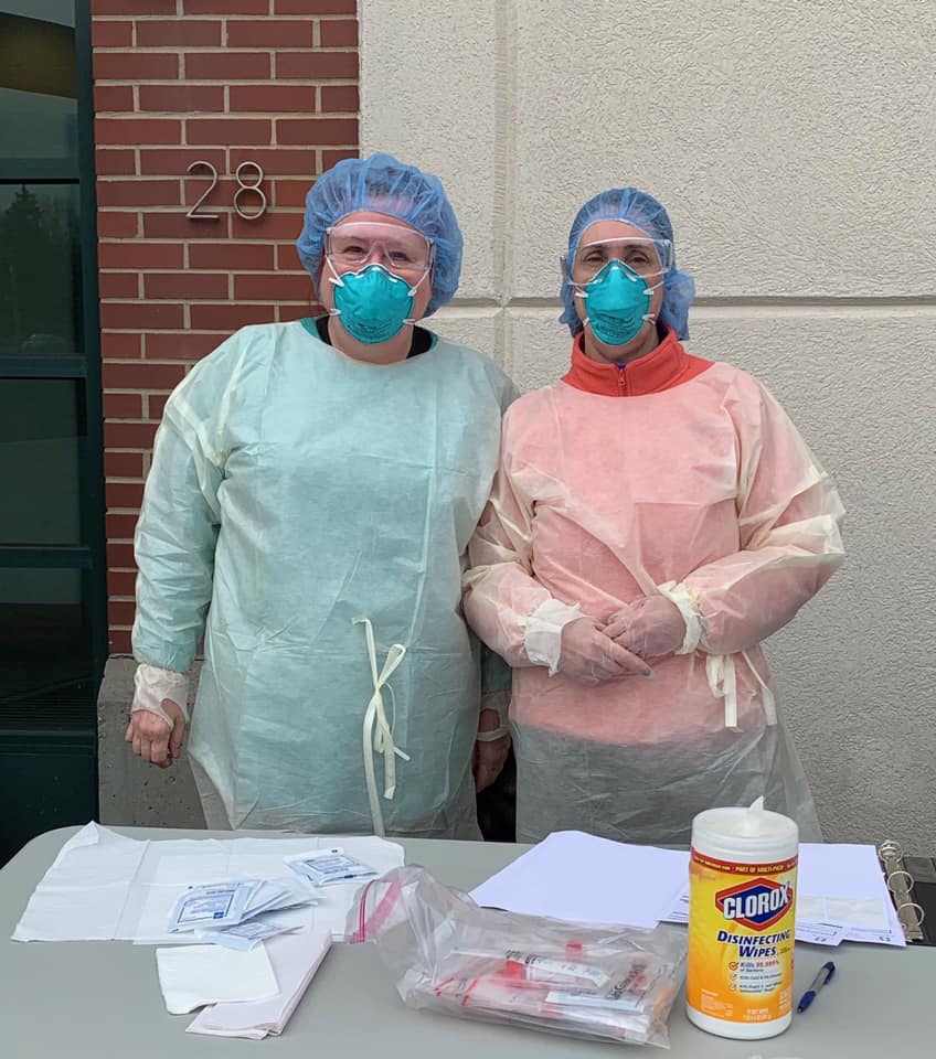 WNYLaborToday.com Spotlight On ‘Essential’ Workers: CWA Local 1122’s Lynne O’Brien, A 30-Year VNA Nursing Professional Taking Swabs Of First Responders & Health Care Workers Who Are Battling The Coronavirus Outbreak