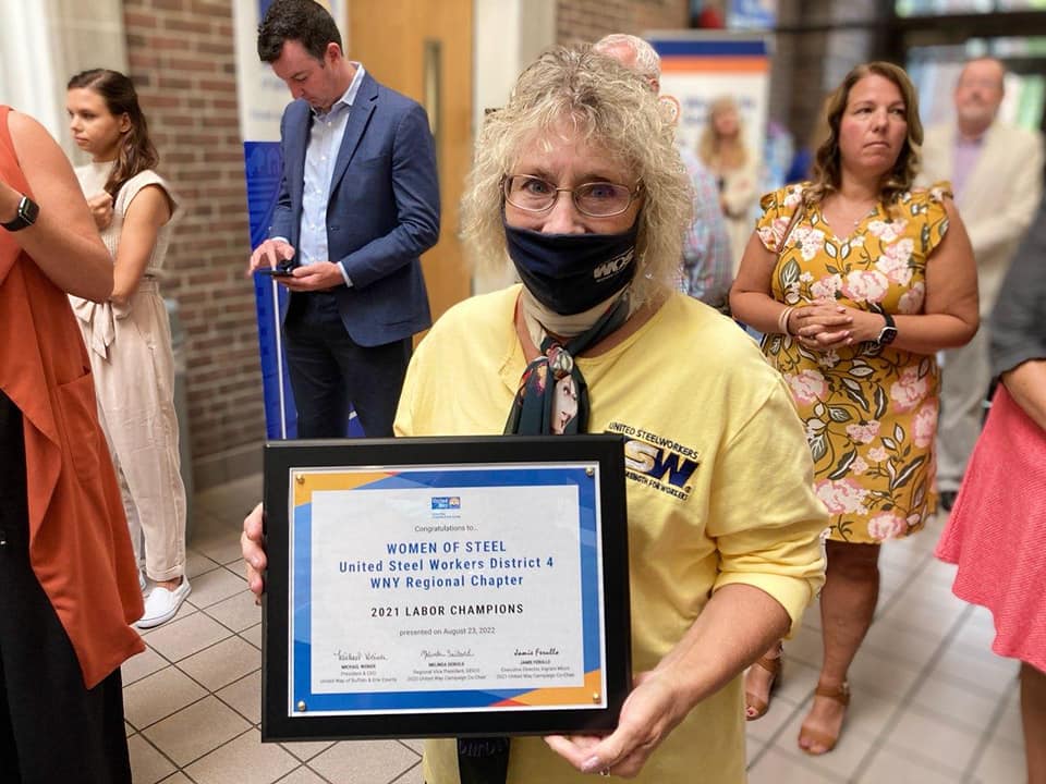 A ‘True Woman Of Steel’- For Years, Cindy Marlow Has Mentored The USW’s Women Of Steel Group In Western New York, ‘Helping Spearhead Efforts To Aid The Less Fortunate’ - Now She’s Proving She’s ‘Tough As Steel’ In Her Battle Against Cancer