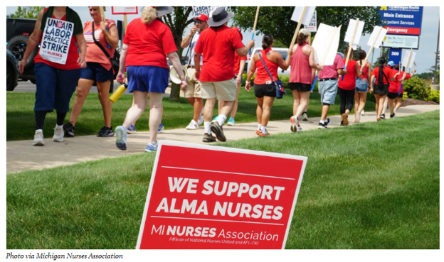 Union-Represented Michigan Nurses On Strike, ‘Fight For Freedom From Unfair Wages & Union-Busting’