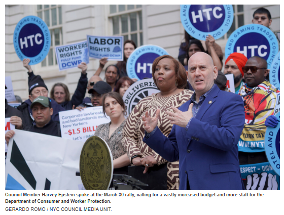 Unions & City Council Members ‘Call For More’ DCWP Funding, ‘Want To Double The Department’s Budget & Add More Than 300 Positions’