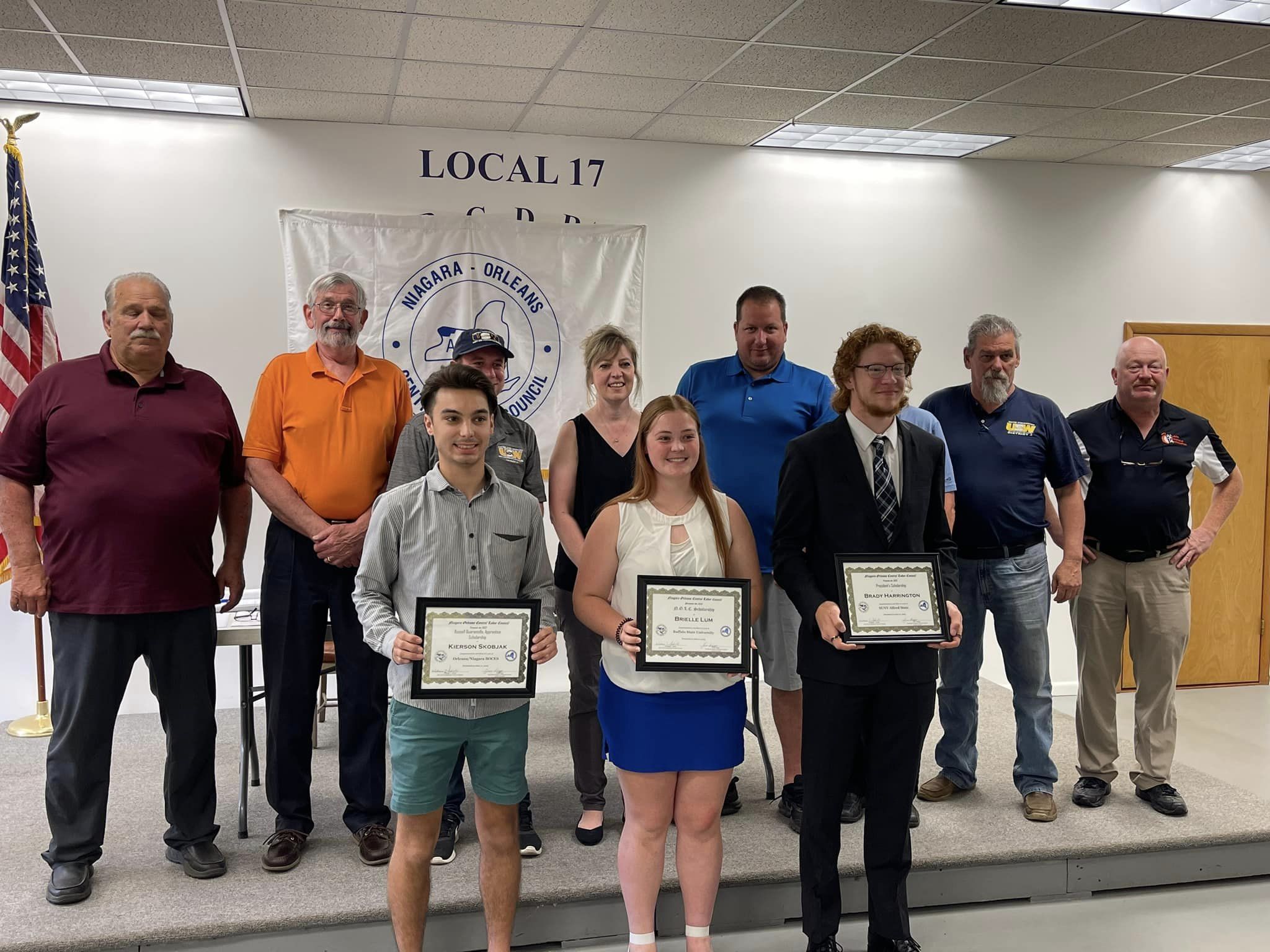 “‘Looking Back, I Think We’ve Made The Right Decision’” - For The 39th Time, The Niagara-Orleans AFL-CIO Central Labor Council Awards Three Graduating High School Students With Its Annual Harry S. Jordan Scholarships