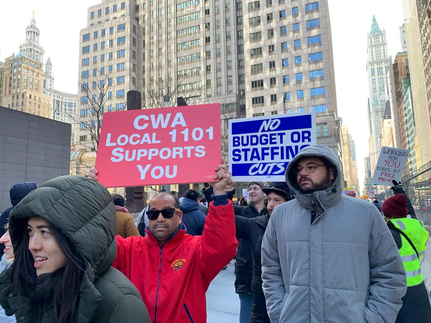 “It’s Going To Hurt The American Public” - Federal Workers Rally In New York City To Protest Trump & Musk’s Purge Of Federal Jobs  