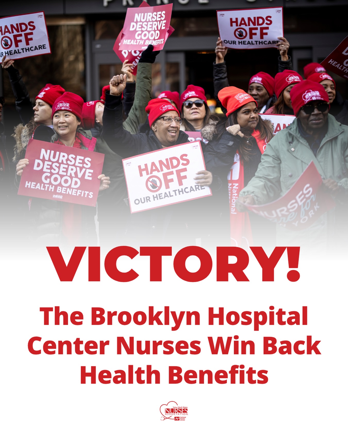 NYSNA-Represented Nurses At The Brooklyn Hospital Center ‘Win Back’ Their Health Care Benefits ‘Following March On CEO’s Luxury Condo To Call Out Hospital Execs’