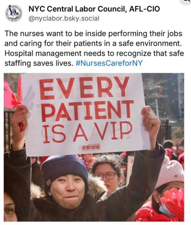 Contract Negotiations Continue As NYC Nurses Strike ‘Heads Toward Fourth Week’