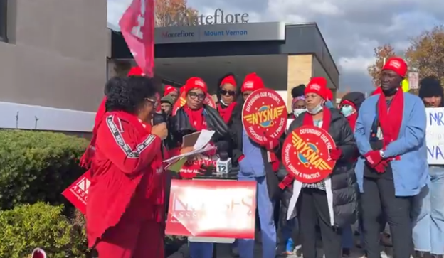 NYSNA Nurses & Community Allies ‘Speak Out Against Montefiore Understaffing’ - ‘Highlight Vacancy Rate Of 25% To Demand Montefiore Settle A Fair Contract That Helps Recruit & Retain Nurses For Safe’ Patient Care